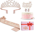 85th Birthday Party Decorations Including Sash, Numeral Candles and Cake Topper by JueslyBirthdayParty