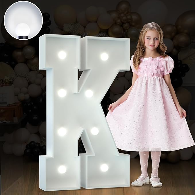 Marquee Letters 3 Feet Tall Large Light Up Letters Baby Shower Decorations by Letsmakeitimpressive