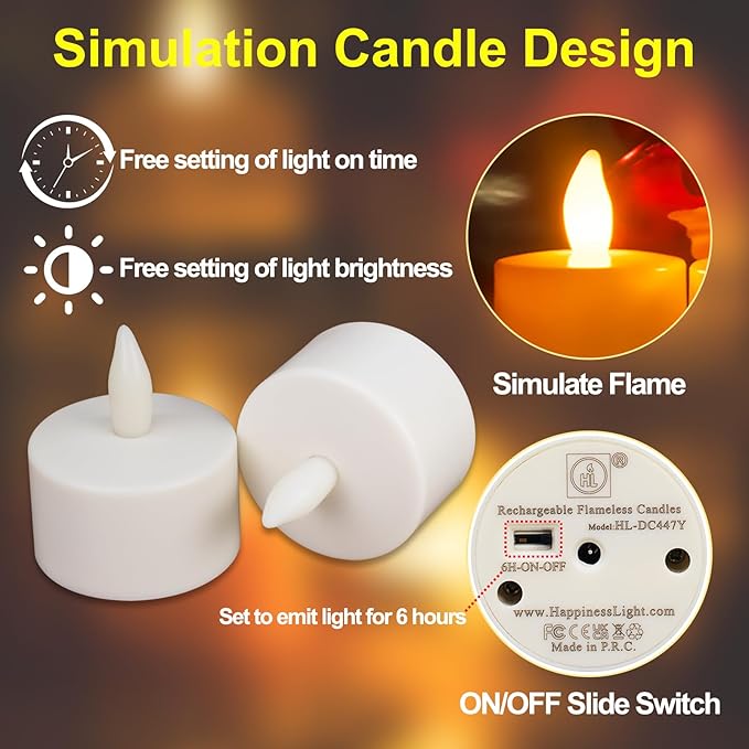 HL Rechargeable Tea Lights - Image 3