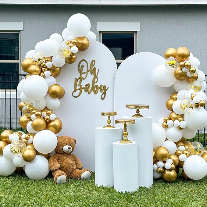 Netnology Gold and White Balloons Set - Image 5