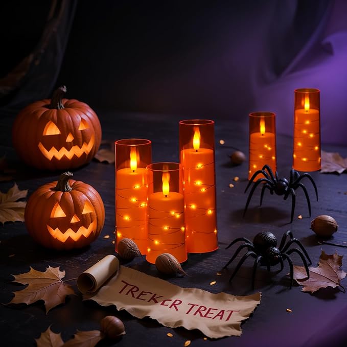 Raycare Flameless Candle with Remote Timer – 5 Flickering Acrylic Battery - Image 2