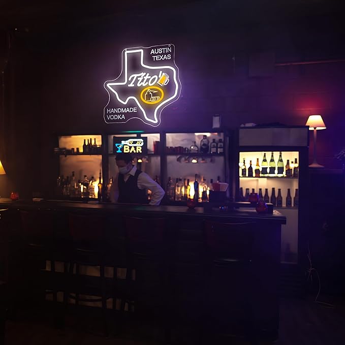 Handmade Vodka Neon Sign for Wall Decor - Image 6