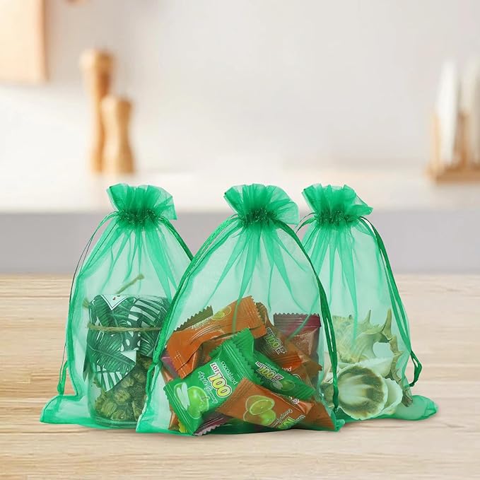Wudygirl 100PCS 5X7 Inch Sheer Organza Bags - Image 3