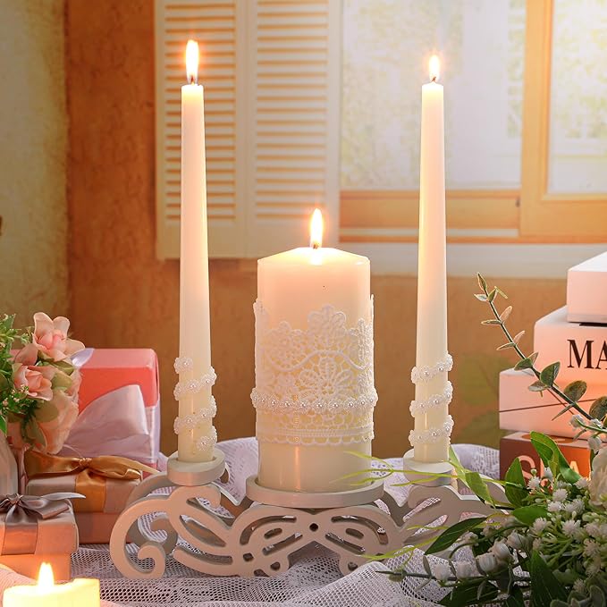 Irenare Unity Candles with Holder - Image 2