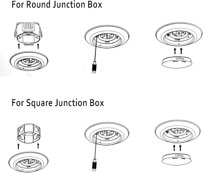 4 Inch LED Low Profile Recessed & Surface Mount Disk Light, >600 Lumens - Image 4