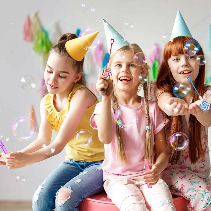 AFZMON 24 Candyland Party Favors Bubble Wands - Image 5