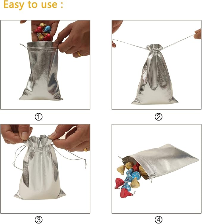 Drawstring Organza Jewelry Pouches) - Image 4