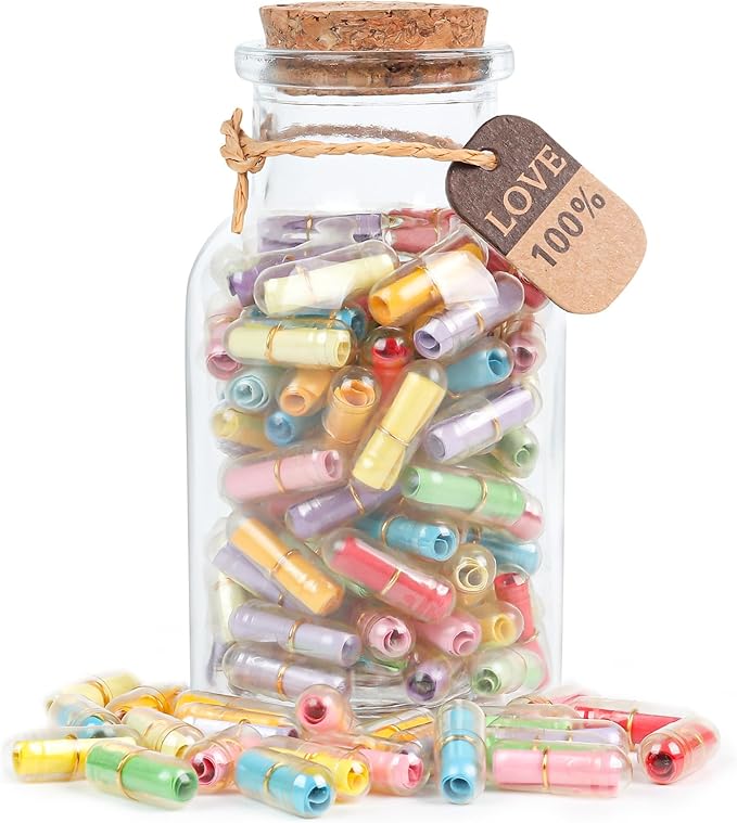 Capsule Letters Message in a Bottle by HSXIANG