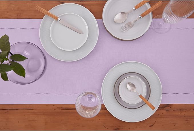 Solino Home Cotton Linen Table Runner 48 Inches - Image 5
