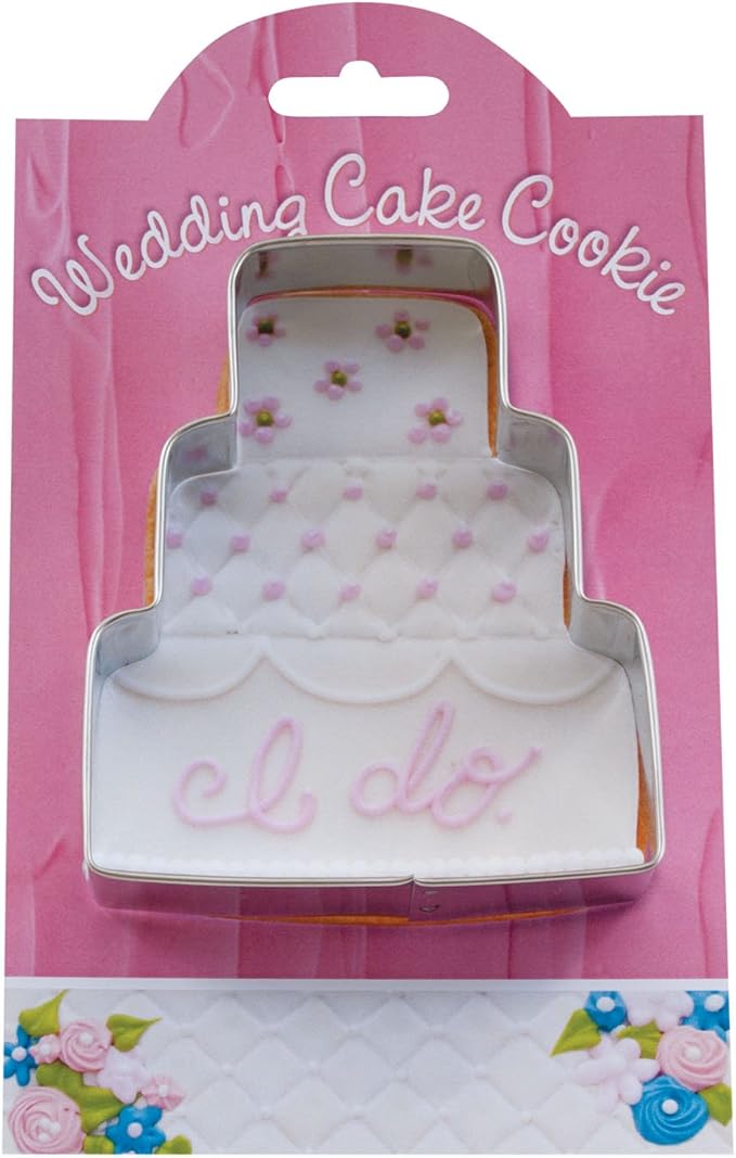 Ann Clark Cookie Cutters Wedding Cake Cookie Cutter 3.75" by AnnClarkCookieCutters