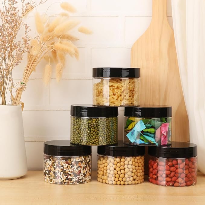 36 Packs 10 OZ Transparent Plastic Jars - Image 7