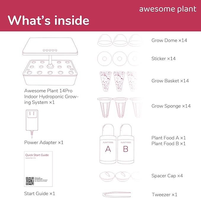 14Pro Hydroponics Growing System Kit, Large Indoor Herb Garden Kit - Image 9