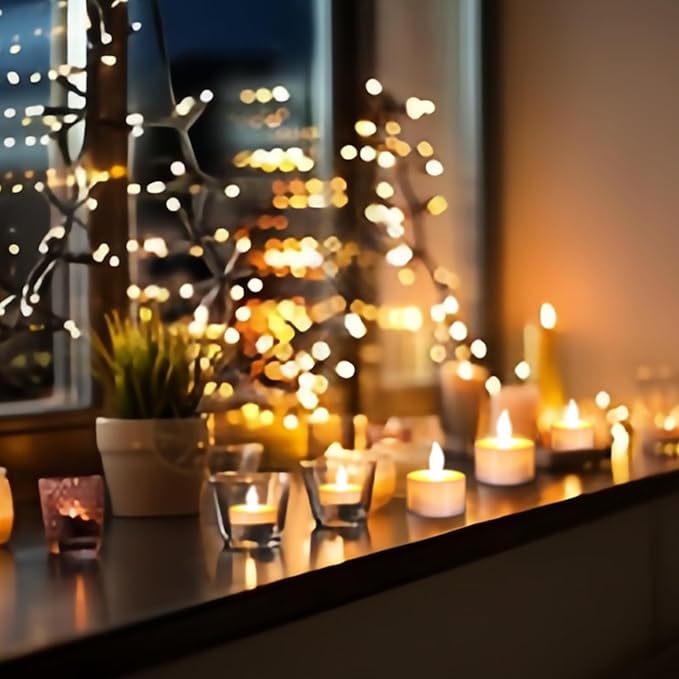 Rechargeable Tea Lights, Flameless LED Candles - Image 6