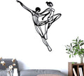 Wita Home Dancing Couple Metal Wall Art, Modern Minimalist Line Art Sculpture by WitaHome