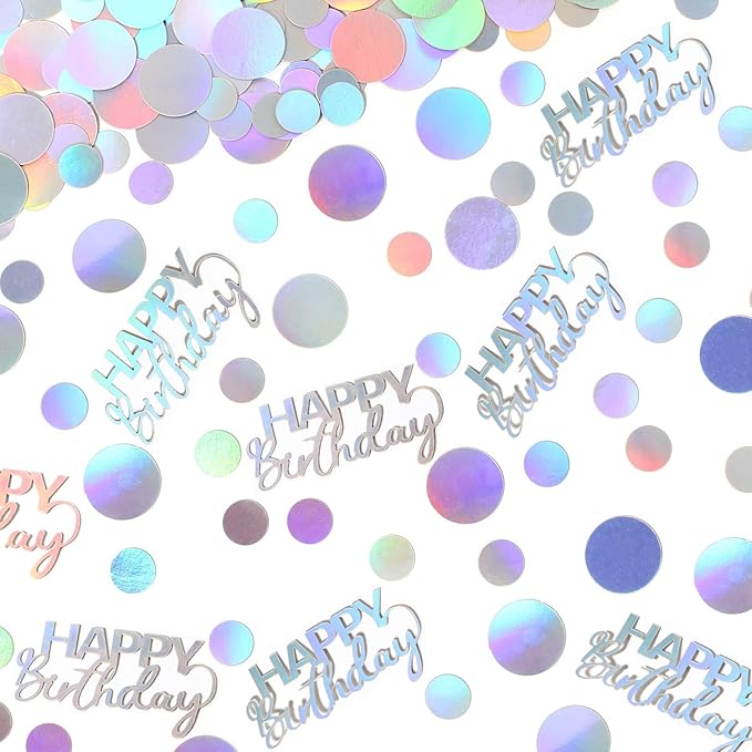 300PC Circle Dots Birthday Confetti - Image 7
