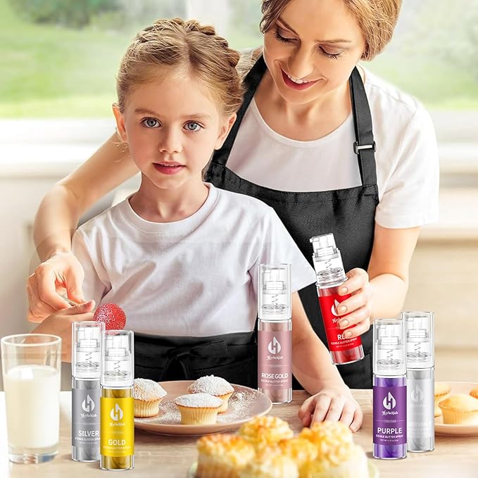 Purple Edible Glitter Spray - 10g Edible Purple Glitter - Image 7