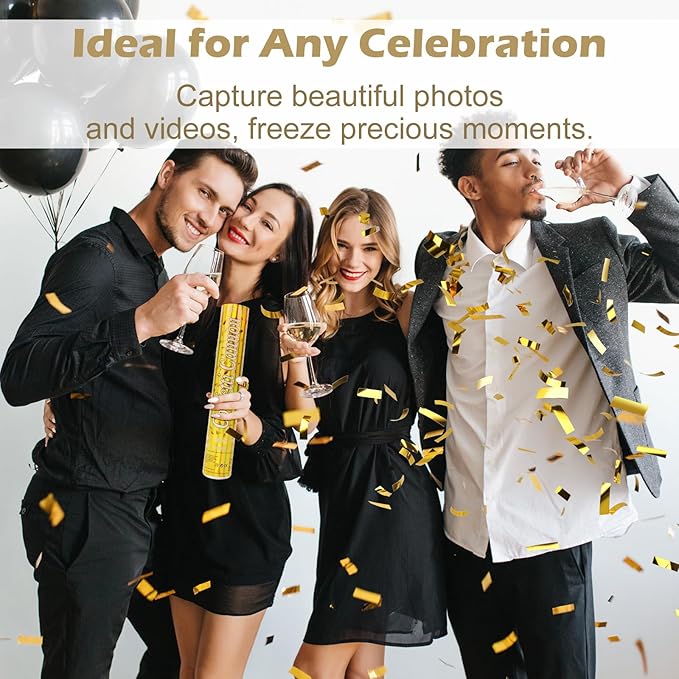 Tamodan 5 Packs Confetti Poppers, 12 inch Confetti Cannon, Graduationand Any - Image 5