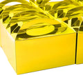 TIMESEEK 30-Pack Metallic Gold Gable Treat Boxes by Unknown