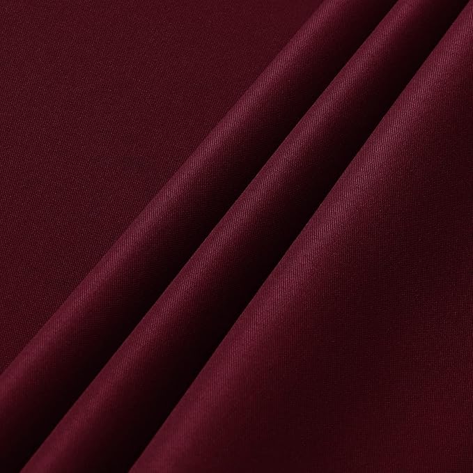 sancua 6 Pack Burgundy Tablecloth 60 x 102 Inch, Rectangle Table Cloth - Image 6