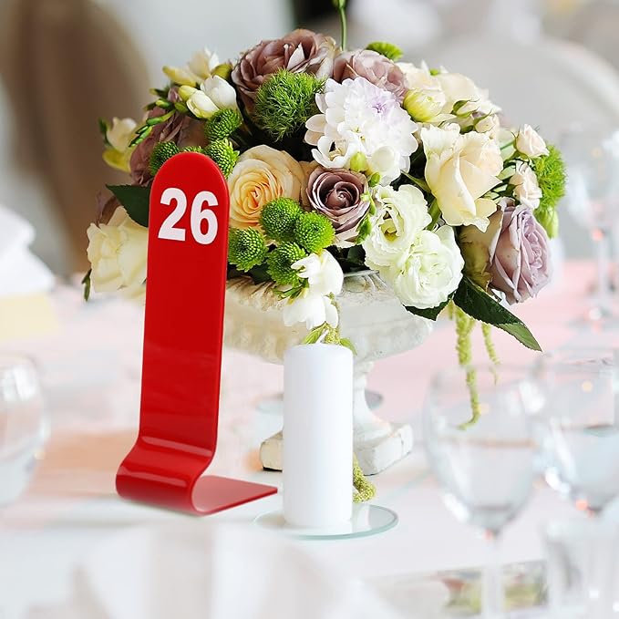 Tuanse 1-30 Table Order Numbers Restaurant Double Sided Acrylic Reception - Image 4