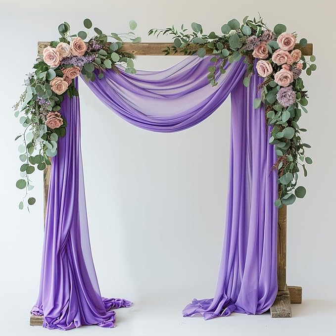 Wokceer Wedding Arch Draping Fabric by Wokceer