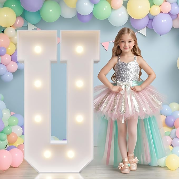 JoyMuse Marquee Letters 3 Feet Tall, Light Up Letters 3FT by Unknown