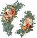 ponatia Wedding Arch Flowers, Artificial Burnt Orange Flowers by ponatia