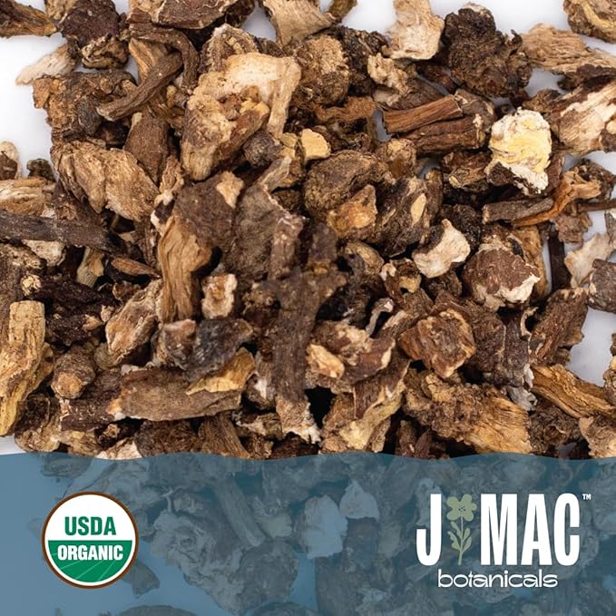 J Mac Botanicals Organic Dandelion Root unroasted, herb - Image 8