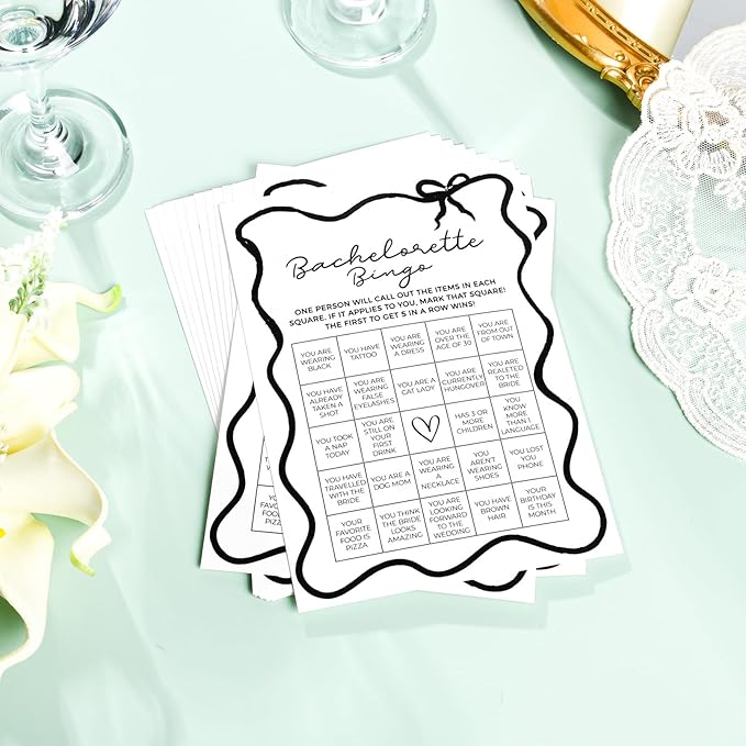 DEEKA 30 PCS Bridal Shower Games Card - Image 3