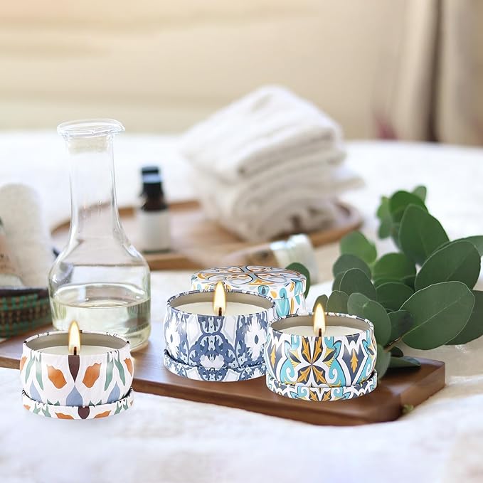 Scented Soy Wax Travel Tin Jar Candles - Image 3