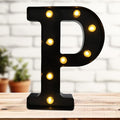 Led Marquee Letters, 8.58 Inch Black Light Up Letters, Small Led Letter Lights by DyingSwan