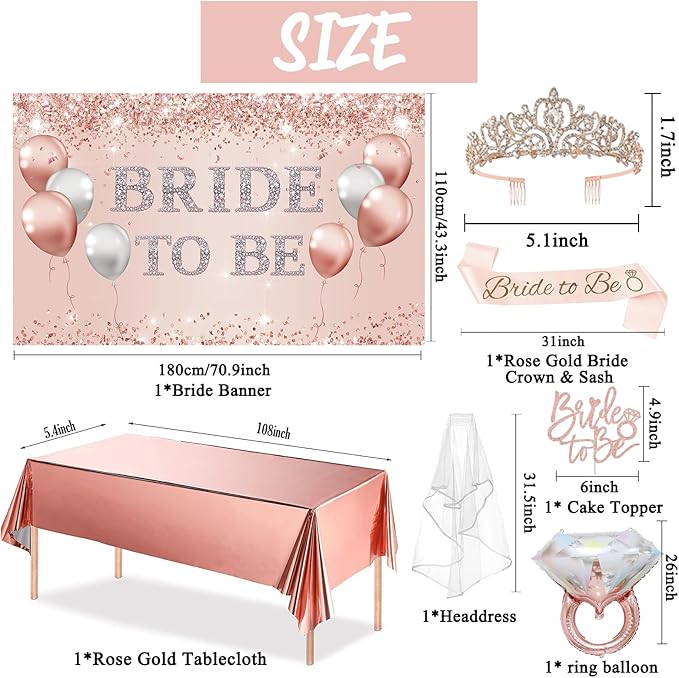 Trgowaul Bachelorette Party Decorations - Image 2
