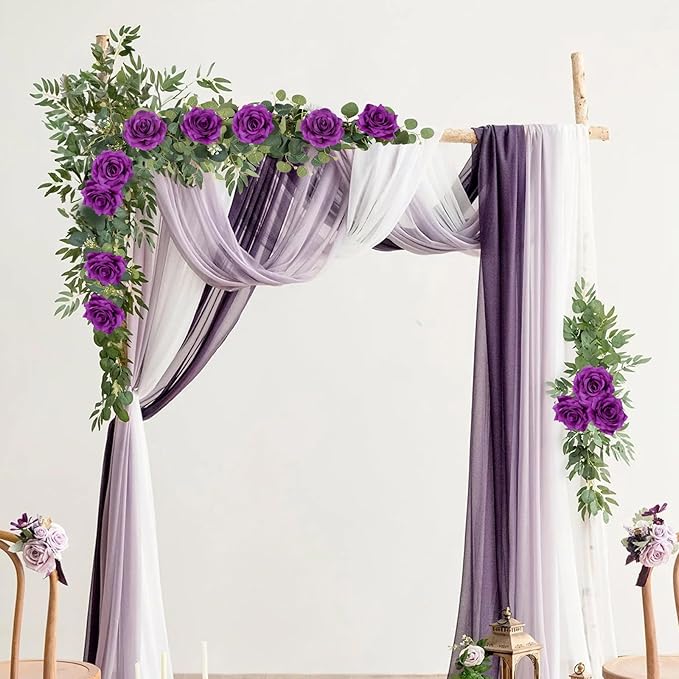MACTING 2 Pack 13.2FT Eucalyptus Garland - Image 8