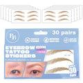 Bliss and Beyond USA Eyebrow Tattoo Stickers Waterproof – 30-Pair Deluxe Box | by BlissandBeyondUSA