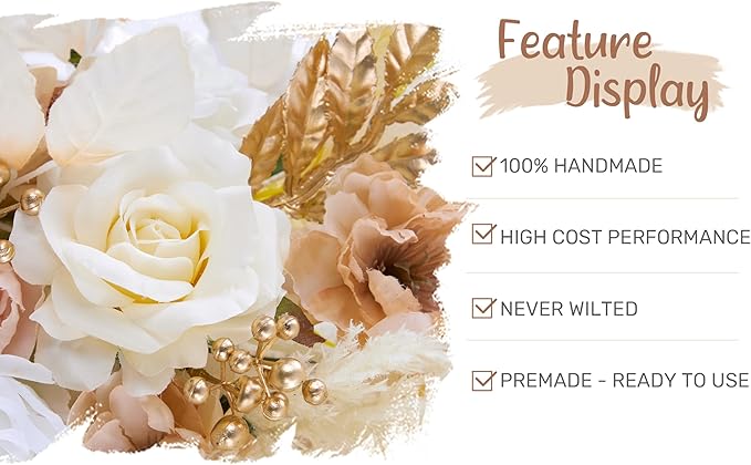 Wedding Arch Flowers with Drapes Kit - Image 4
