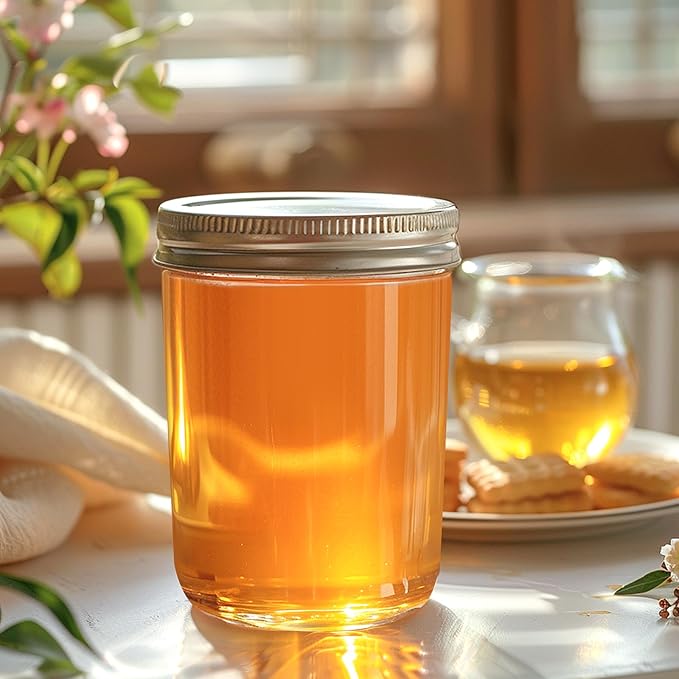 ComSaf Wide Mouth Mason Jars 16oz - Image 7