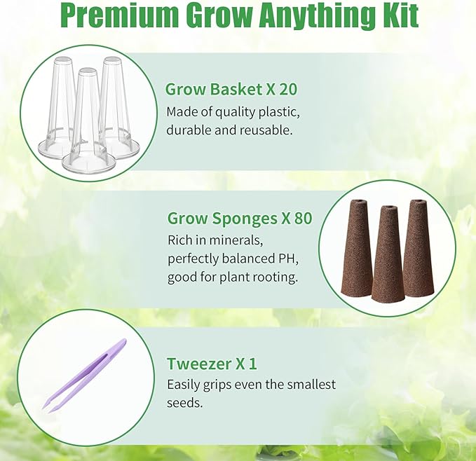 101 Pcs Hydroponic Pod Kit for Aero Garden - Image 8