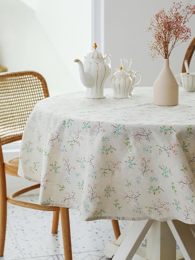 YiHomer Pastoral Round Tablecloth - Image 4