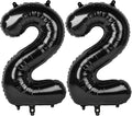 Black Number 22 Balloon by Upgesy