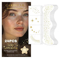 Glitter Freckles Face Tattoo by CARDIYARFRECKLES