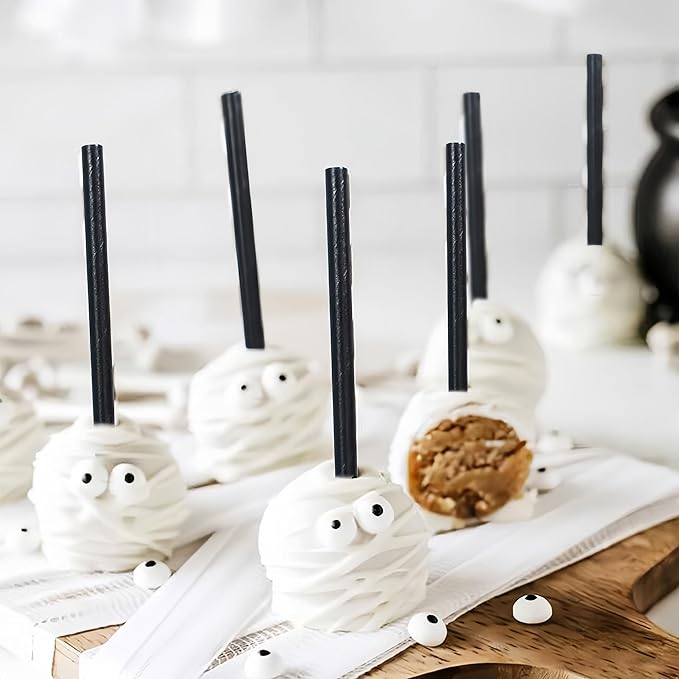 Disposable Black Paper Drinking Straws - Image 6