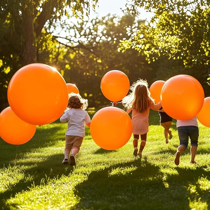 30 Pcs Orange Balloons 36 Inch Orange Latex Large Balloons - Image 5