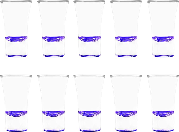 DISCOUNT PROMOS 2 oz. Lord Shooter Etched Shot Glasses, 10 pack, 21st Birthday by DISCOUNTPROMOS