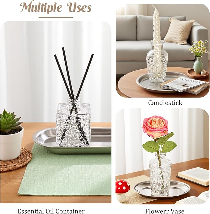 40Pcs Glass Bud Vase Set, Small Flower Vase - Image 4
