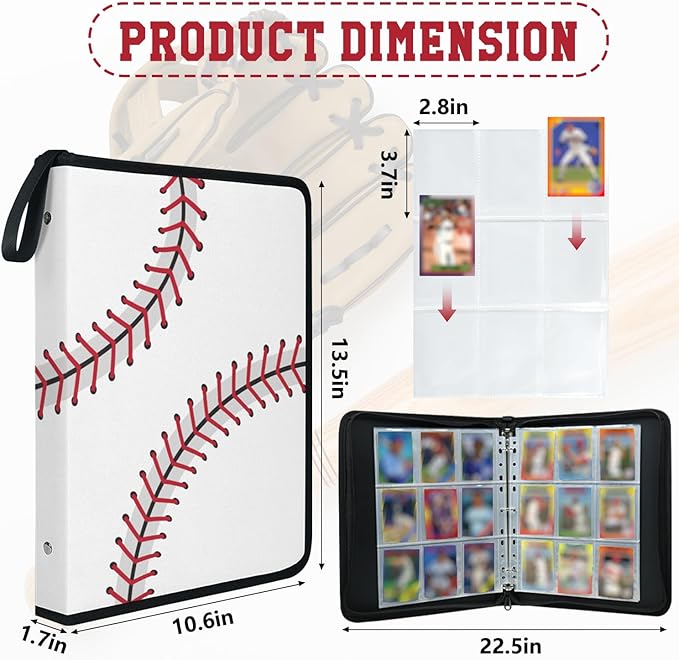 Trading Card Binder 9 Pocket - Image 3