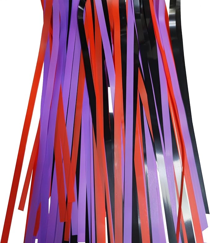 Black Purple Orange Party Streamers - Image 7