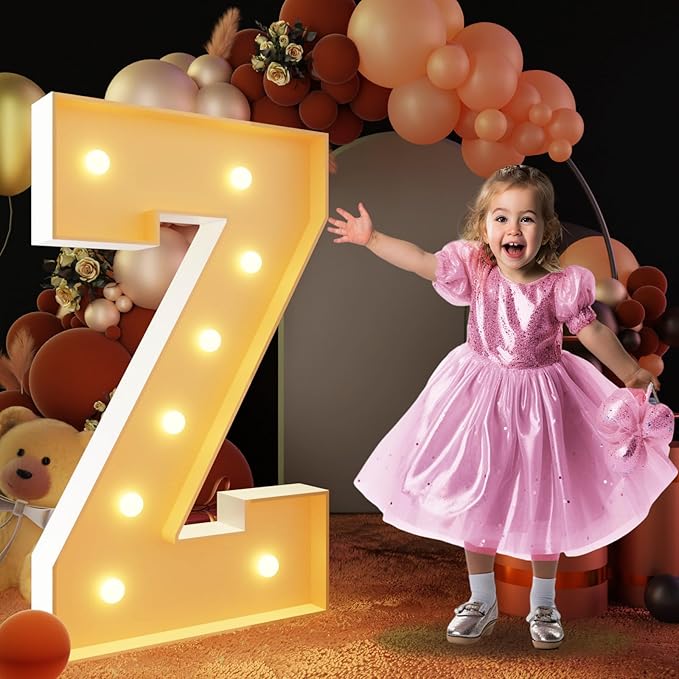 imprsv 3FT Block Marquee Letters, Light Up Letters by Letsmakeitimpressive