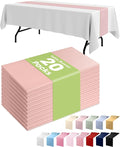 Pureegg Dusty Pink Plastic Table Runners by Pureegg