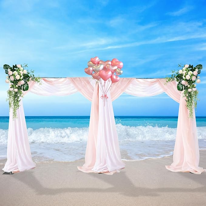 20ft x 10ft Adjustable Telescopic Heavy Duty Portable Pipe and Drape Backdrop - Image 8