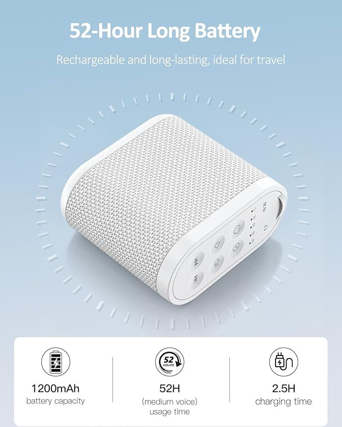 Portable Travel Sound Machine for Adults, Baby Sleeping - Image 3